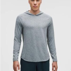Lululemon License To Train Grey Long Sleeve Hoodie - Large